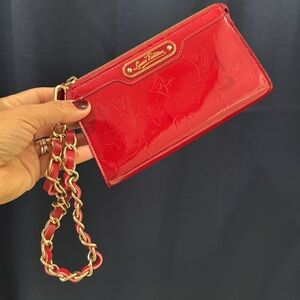 Louis Vuitton Red Cosmetic Bag